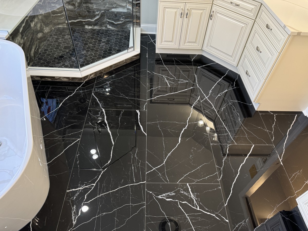 Luxury Master Bathroom Remodel in Glen Ellyn