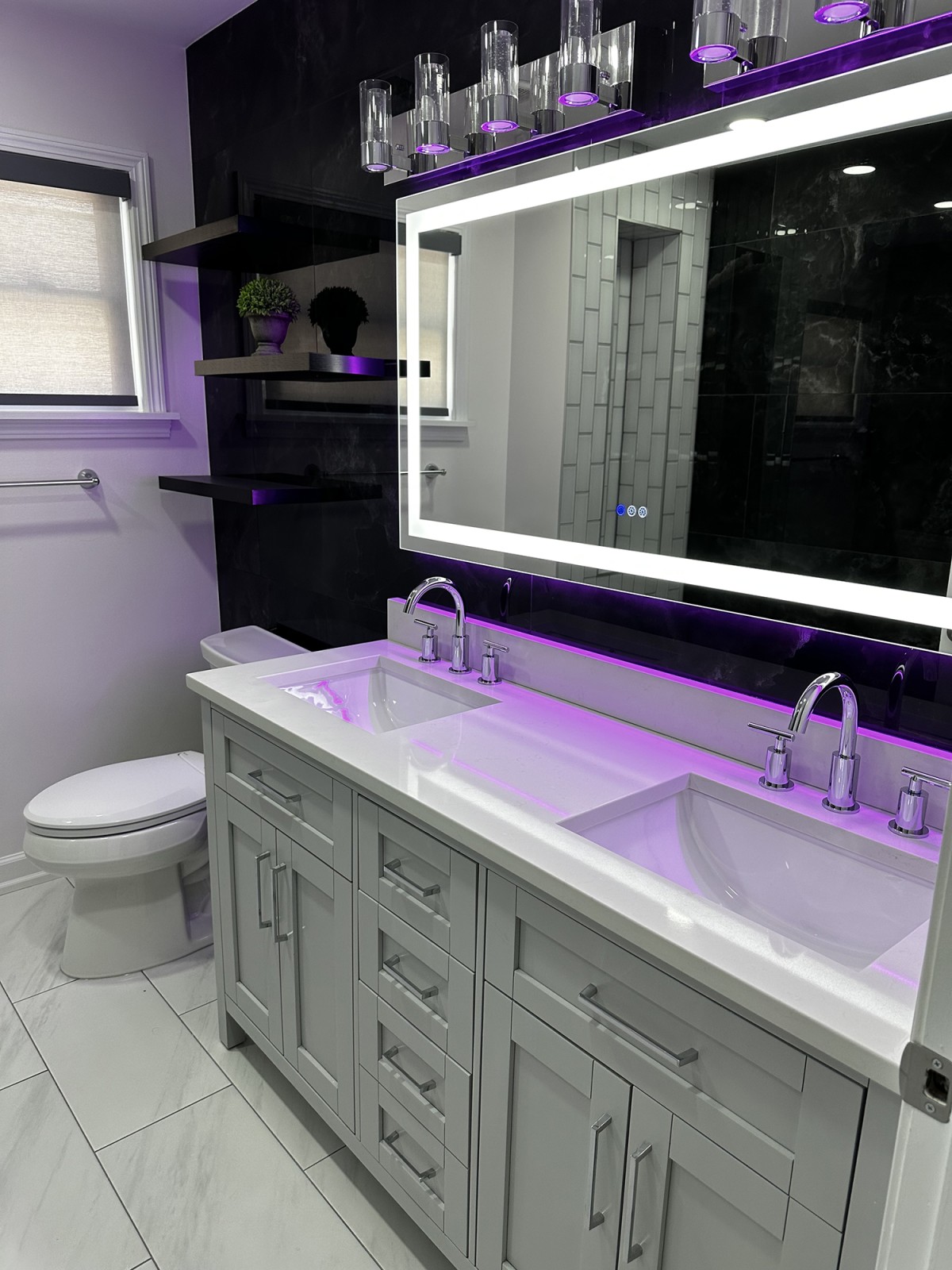 Modern Bathroom Renovation – Turning Basic into Bold Design