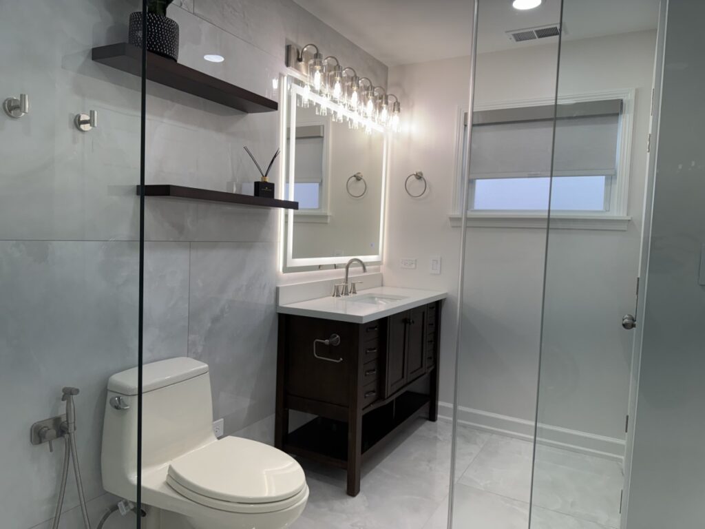 Bathroom Remodeling with Luxury Touch in Lombard, IL by ADS Building & Remodeling