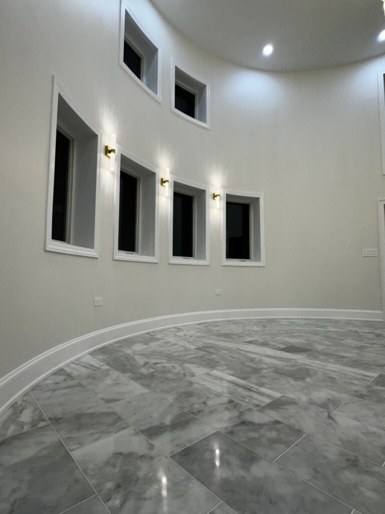 Grand Entrance with Stunning Chandelier in Lombard, IL by ADS Building & Remodeling