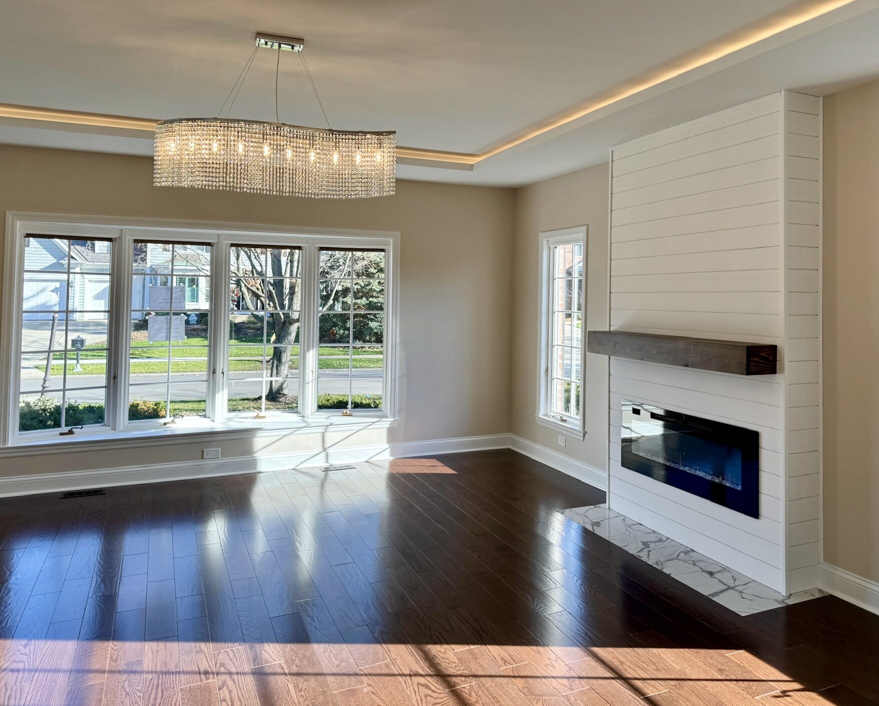 Elegant Living Room Renovation in Glen Ellyn in Glen Ellyn, IL by ADS Building & Remodeling