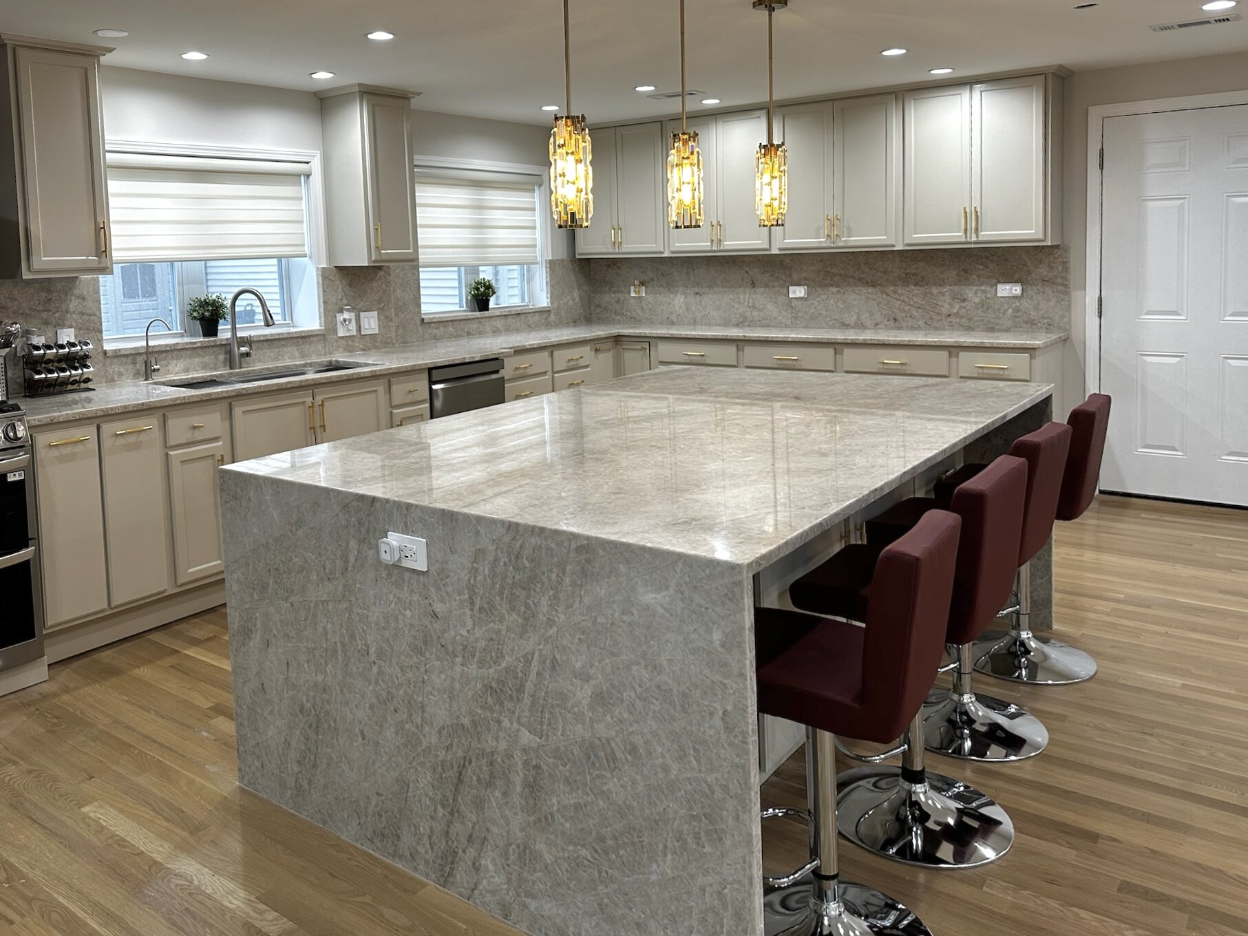 Modern Elegance; Open Concept Kitchen Remodel in Lombard, IL by ADS Building and Remodeling Inc project photo 13