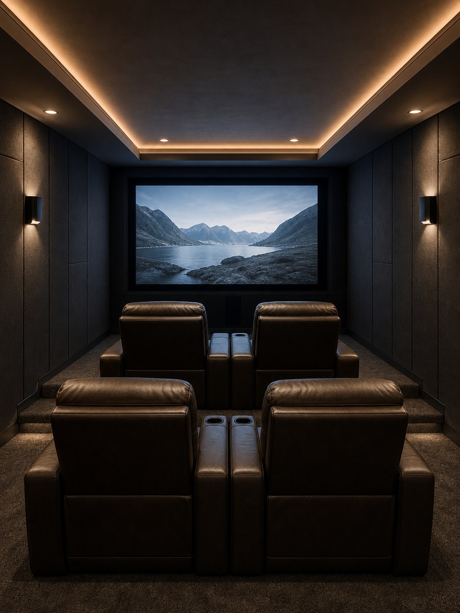 Home Theater or Media Room: What the Basement Can Actually Support